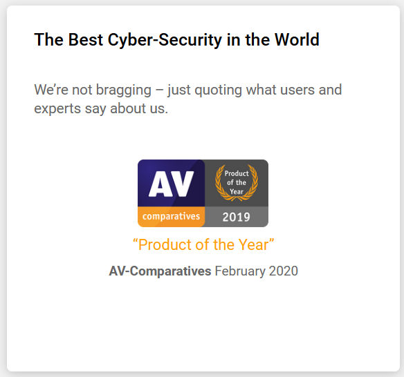 bitdefender compared 1